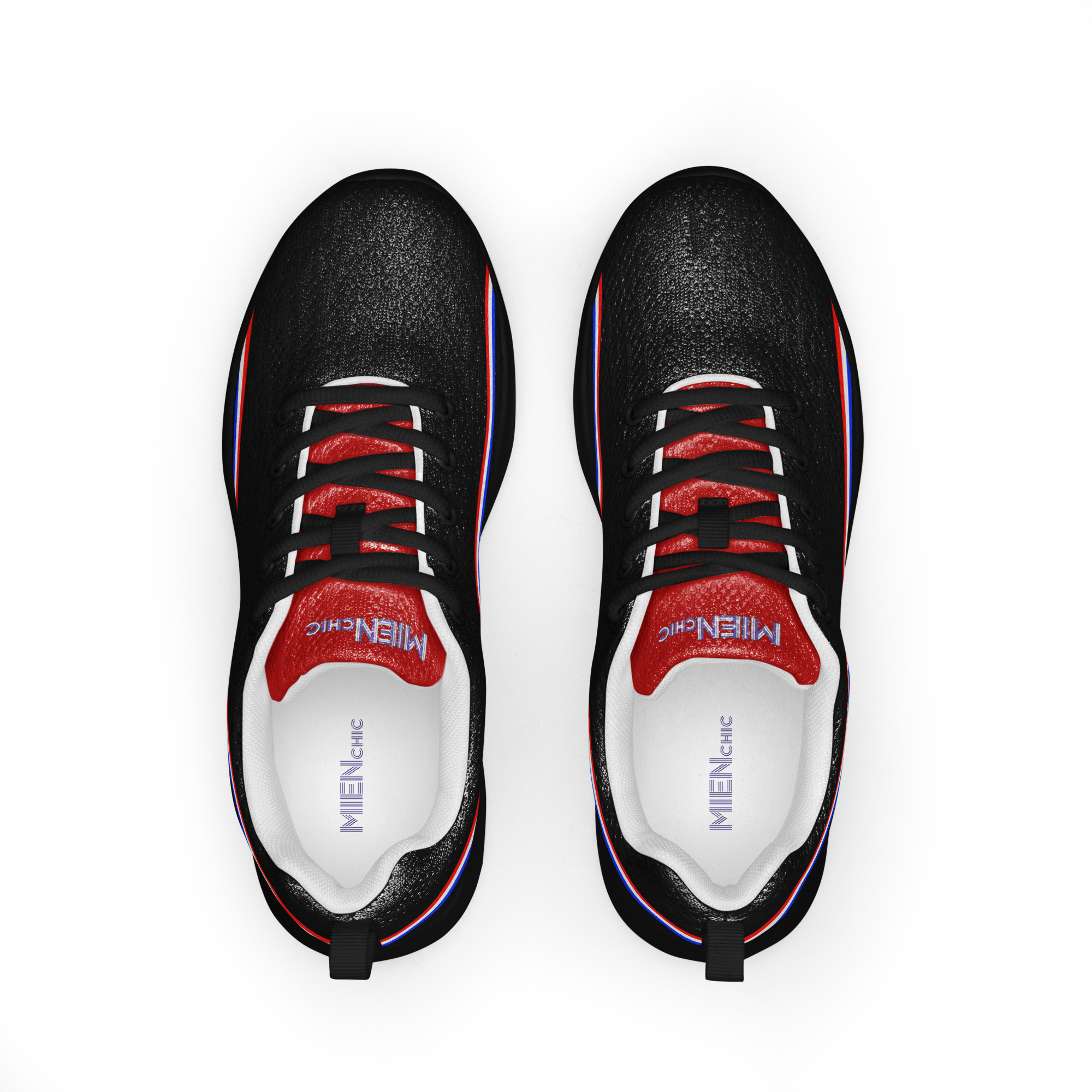 MIENchic Black Athletic Shoes