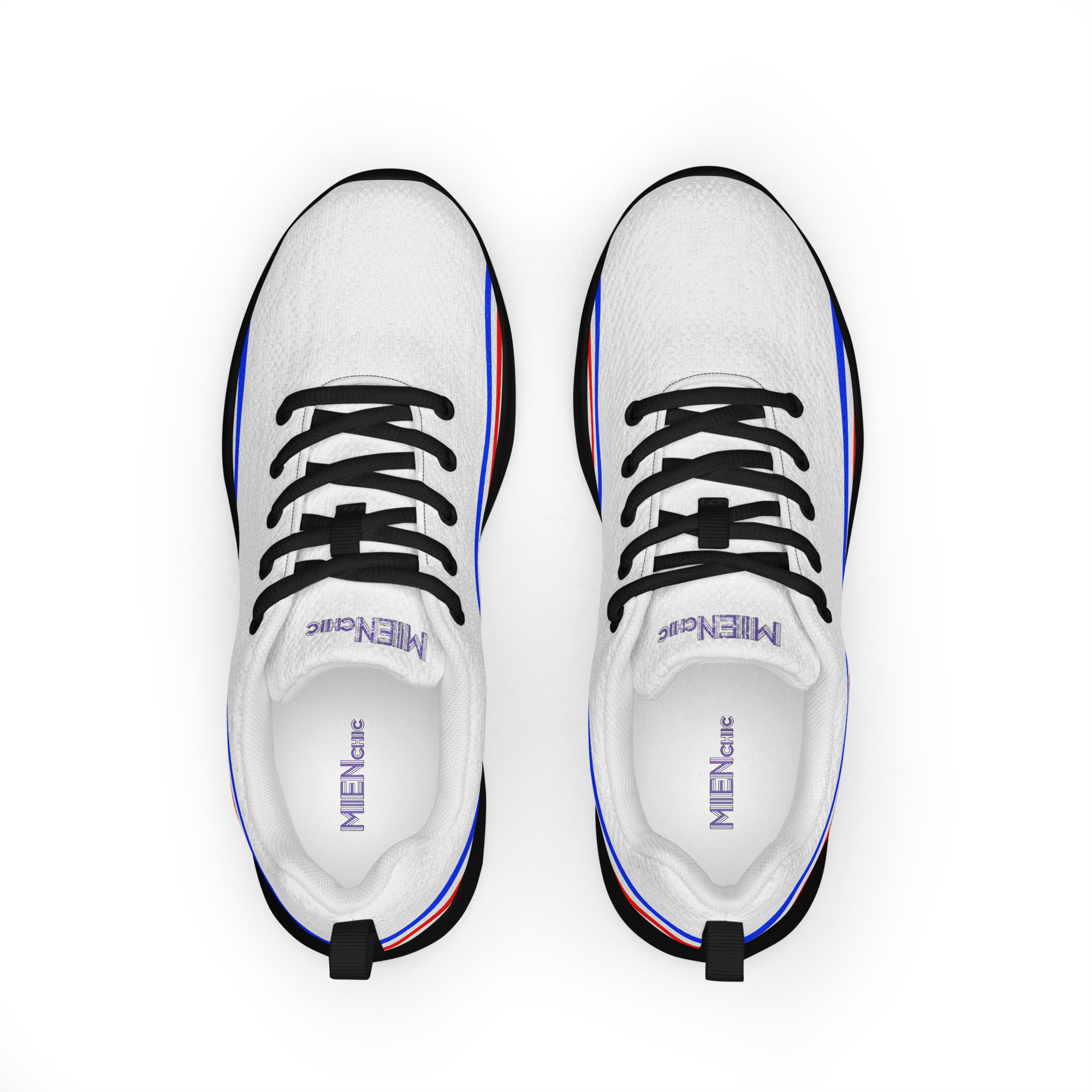 MIENchic White Athletic Shoes